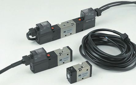 EVZ5323-5MOZ-01F-Q, SMC 5/3 Pneumatic Control Valve Pilot/Pilot G 1/8 VZ5000 Series, Клапан