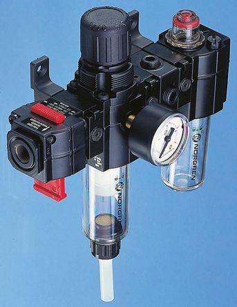 BPLG Norgren G  Filter Regulator Lubricator Semi Automatic Drain m Filtration Size Сборка