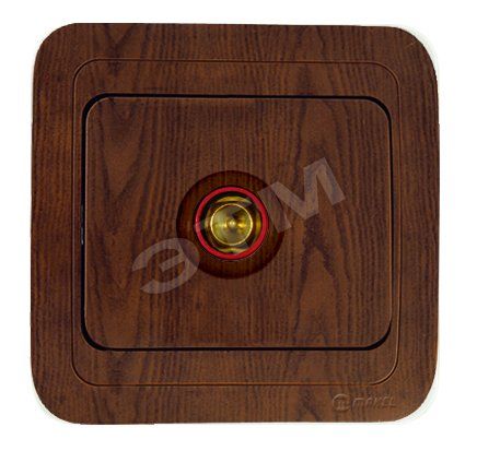 Mimoza Розетка телевизионная TV орех