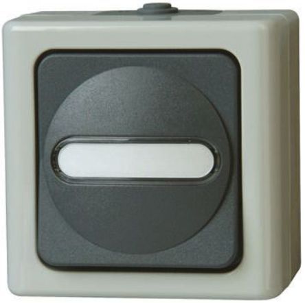 5608.5600.2, Kopp, Modular Switch, Grey, Surface Mount, IP44, 10A, Модульный коммутатор