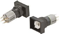 31-463.036, EAO Single Pole Double Throw (SPDT) Latching Push Button Switch, IP40, 16 (Dia.)mm, PCB, Кнопочный переключатель