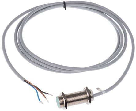 NBB5-18GM50-E0, Pepperl + Fuchs M18 x 1 Inductive Sensor - Barrel, NPN-NO Output, 5 mm Detection, IP67, Cable Terminal, Индуктивный датчик приближения