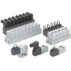 VK3120-5DO-M5-Q, SMC 5 port direct acting single solenoid valve 24V dc body ported M5, Клапан