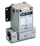 VNA201A-15A, SMC 2 port valve compressed air/air hydro circuit air operated 15mm orifice 1/2" bsp ported NBR, Клапан
