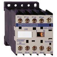 CA2KN22N7, Schneider Electric Screw Clamp Mini Control Relay 2No 2Nc Contacts, 400Vac, Контактор