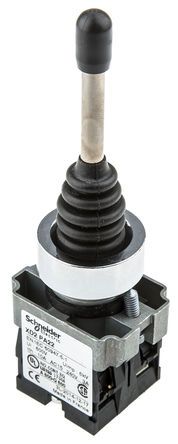 XD2PA22, Schneider Electric, 2 Way Joystick Switch Lever, Slow Break, IP65 Rated, 240V ac, Джойстик-переключатель