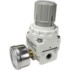 IRV10A-C08, SMC Vacuum regulator 10 series,single sided connections with 8mm one touch fitting, Вакуумный регулятор