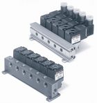 EVT317-3D-02F-Q, SMC 3 Port Direct Operated Valve 110VAC 1/4 Inch Body Ported, Клапан