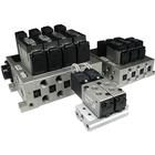 VFS1220-5D-01F-Q, SMC 5 Port double solenoid valve 24V dc Body Ported 1/8" bsp threaded outputs metal seal, Клапан