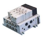 VQ4101-5BW-Q, SMC 5/2 single solenoid 24V dc valve rubber seal plug-in base mount light surge protection IP65, Клапан