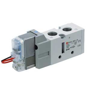 VF3133-5D1-02F, SMC VF3000, 5 Port Solenoid Valve w/Rectifier, Клапан