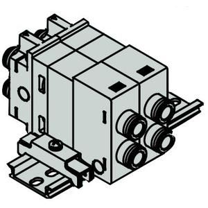 VQ1000-FPG-C6C6-D, SMC VQ1000/2000 Double Check Block, Separate Type