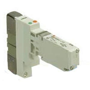 VQ2301N-51-Q, SMC VQ2*0*, 2000 Series, 5 Port Solenoid Valve, Plug-in, Base Mounted, New Style, Клапан