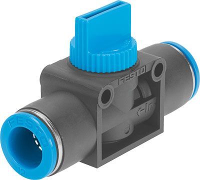 Festo HE-3-QS-3/8-U shut-off valve, Клапан