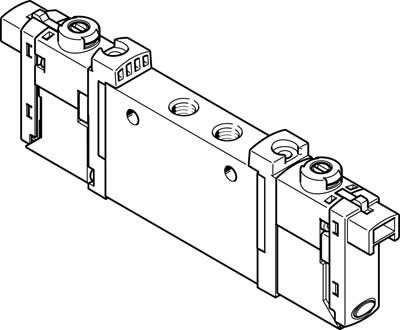 Festo VUVG-L10-P53C-T-M5-1H2L-W1 solenoid valve, Клапан