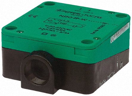 NCN50-FP-W-P1, Pepperl + Fuchs Inductive Sensor - Block, NO/NC Output, 50 mm Detection, IP68, M20 Gland Terminal, Индуктивный датчик приближения