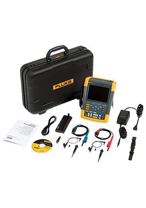 FLUKE 190-502/S, двухканальный осциллограф цветной 500МГц, scopemeter