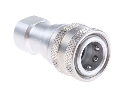 Parker Stainless Steel Female Hydraulic Quick Connect Coupling SH2-62-BSPP 1/4 in, Муфта