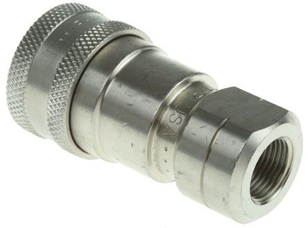 Parker Stainless Steel Female Hydraulic Quick Connect Coupling SH3-62-BSPP 3/8 in, Муфта