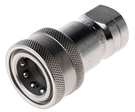 Parker Stainless Steel Female Hydraulic Quick Connect Coupling SH4-62-BSPP 1/2 in, Муфта