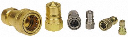 Parker Brass Female Hydraulic Quick Connect Coupling BH1-60-BSPP 1/8 in, Муфта