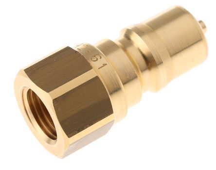 Parker Brass Female Hydraulic Quick Connect Coupling BH2-61-BSPP 1/4 in, Муфта