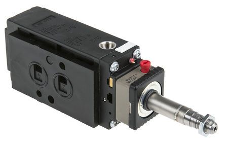 133046, Burkert Pneumatic Control Valve Pilot/Spring G 1/4 133 Series, Клапан