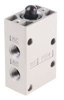 VM430-01-00, SMC Basic 3/2 Pneumatic Manual Control Valve VM400 Series, Клапан