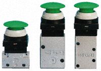 VM430-01-30G, SMC Push Button 3/2 Pneumatic Manual Control Valve VM400 Series, Клапан