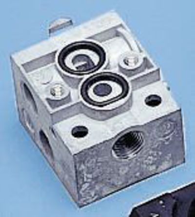 35300048, Asco G 1/8 Sub Base, Zamak 1/8 in G