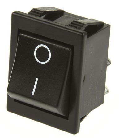 C1350ALAAF, Arcolectric Double Pole Single Throw (DPST), On-Off Rocker Switch Panel Mount, Клавишный переключатель