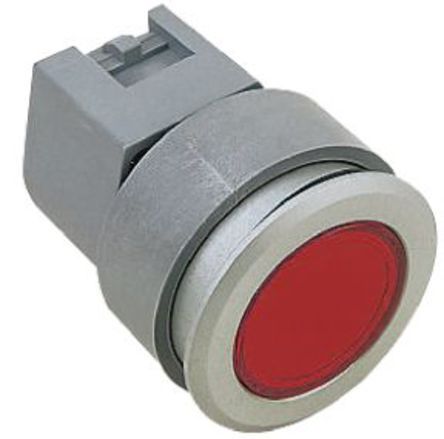 704.012.218, EAO Modular Switch Actuator, Red, Screw Mount, Momentary for use with Series 04 -25°C +55°C