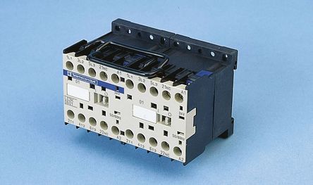 LC2K0901B7, Schneider Electric 3 Pole Reversing Reversing Contactor - 9 A, 24 V ac Coil, TeSys K, 3NO, 4 kW, Контактор