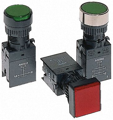 A02504, APEM 2NC, Maintained Action Switch Block for use with A02 Series, Контактный блок