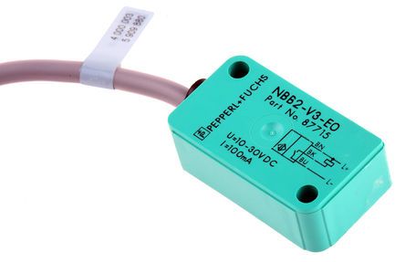 NBB2-V3-E0, Pepperl + Fuchs Inductive Sensor - Block, NPN-NO Output, 2 mm Detection, IP67, Cable Terminal, Индуктивный датчик приближения