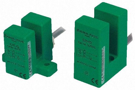 SJ15-WS, Pepperl + Fuchs Inductive Sensor - Slot, NO Output, 15 mm Detection, IP67, Cable Terminal, Индуктивный датчик приближения