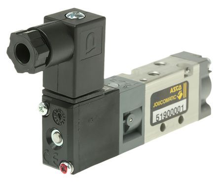 51900001, Asco 5/2 Pneumatic Control Valve Solenoid/Pilot Metric M5 519 Series, Клапан