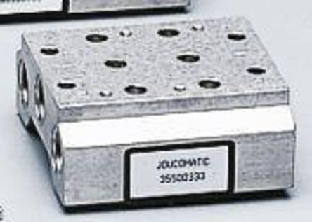 35500333, Asco G 1/8 Sub Base, Light Alloy 1/8 in G