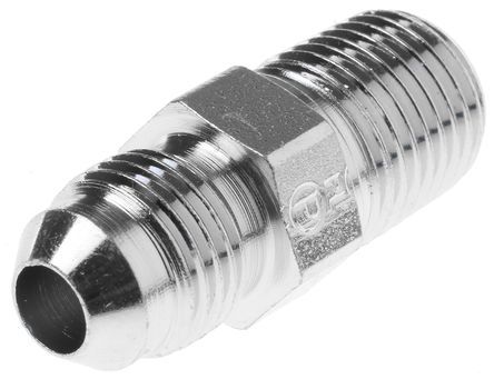 Parker Hydraulic Male Stud 5-4F3MXS, Thread Size R 1/4-19, UNF-2A 1/2-20, Гидравлический винт