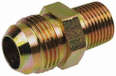 Parker Hydraulic Male Stud 6-8F3MXS, Thread Size R 1/2-14, UNF-2A 9/16-18, Гидравлический винт