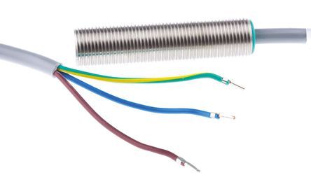 NJ2-12GM50-WS, Pepperl + Fuchs M12 x 1 Inductive Sensor - Barrel, NO Output, 2 mm Detection, IP67, Cable Terminal, Индуктивный датчик приближения