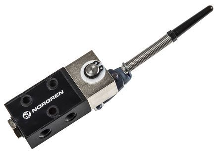 S/666/126, Norgren Antenna 3/2 Pneumatic Manual Control Valve S/666 Series, Клапан