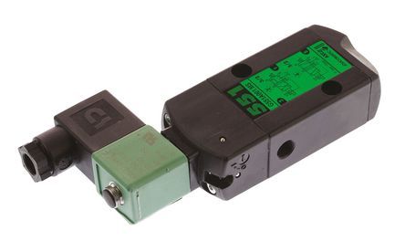 SCG551A001MS 115V CA, Asco 3/2, 5/2 Pneumatic Control Valve Pilot/Spring G 1/4 551 Series, Клапан