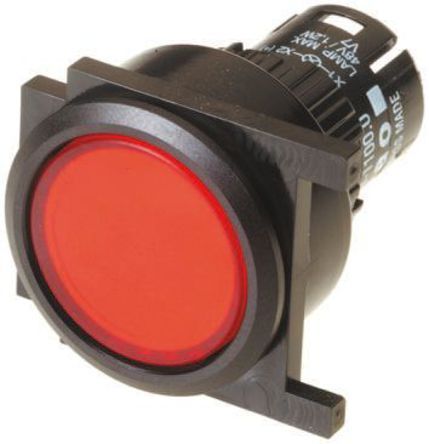 61-1100.0, 61-9642.2, 61-9933.0, EAO Modular Switch Body, IP65, Red, Panel Mount, Momentary for use with Series 61 -20°C +55°C