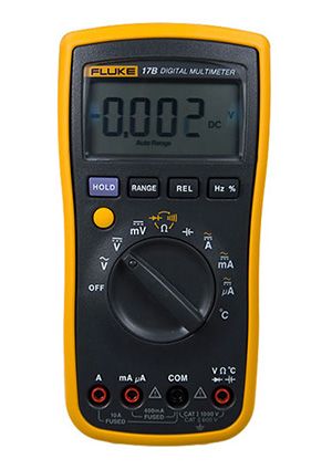 FLUKE 17B+, цифровой мультиметр с функцией измерения температуры