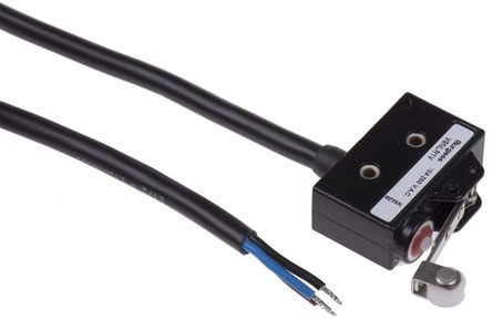 43782, Saia-Burgess SP-NO/NC Long Roller Lever Microswitch, 10 A @ 250 V ac, Микропереключатель