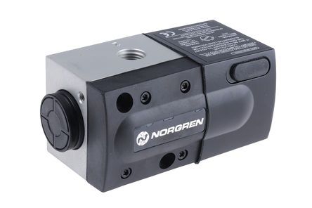 VP5010BJ111H00, Norgren 3/2 Pneumatic Control Valve Solenoid/Spring G 1/4 VP50 Series, Клапан