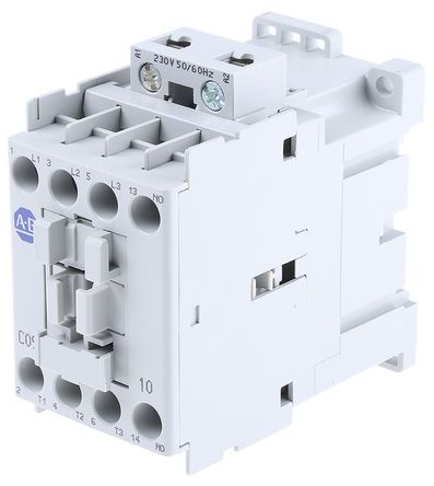 100-C09KF10, Allen Bradley 3 Pole Contactor - 9 A, 230 V ac Coil, 100 Series, 3NO, 4 kW, Контактор