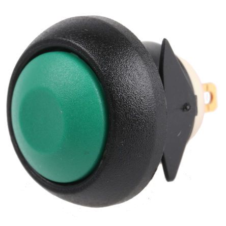 IBR3SAD3, APEM Single Pole Single Throw (SPST) Momentary Miniature Push Button Switch, IP67, 13.6 (Dia.)mm, Panel Mount, 32V ac, Кнопочный переключатель