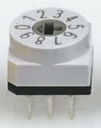 PT65703, Hartmann 16 Way Through Hole DIP Switch, Rotary Flush Actuator, Переключатель